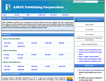 Tablet Screenshot of airccse.org